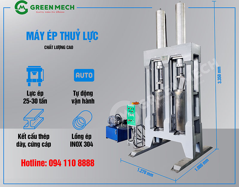 Máy ép thuỷ lực 2 Xi lanh