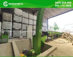 Lắp đặt máy băm gỗ 10 tấn tại Tây Ninh