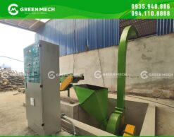 Lắp đặt máy băm gỗ 10 tấn tại Tây Ninh