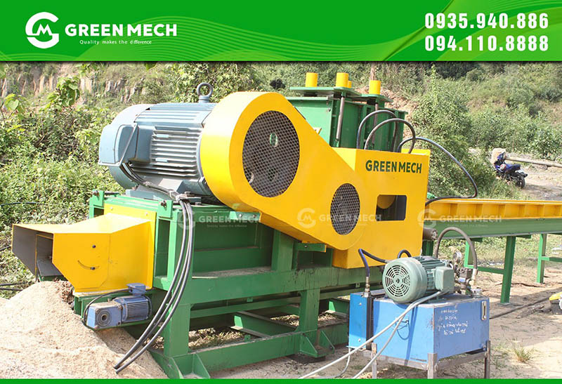 Máy nghiền gỗ GREEN MECH tiết kiệm hơn các dòng sản phẩm trên thị trường