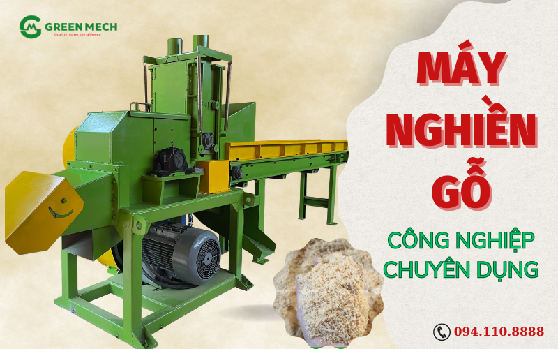 Máy nghiền gỗ công nghiệp chuyên dụng