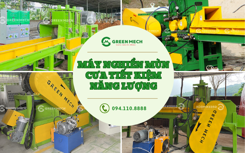 Máy nghiền mùn cưa tiết kiệm năng lượng