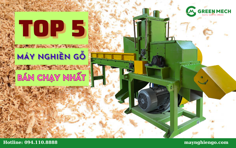 Top 5 máy nghiền gỗ bán chạy nhất