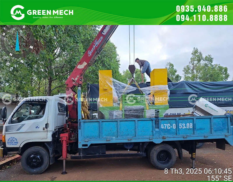 Chuyển giao máy nghiền 2 trục tiêu hủy rác tại TP. Đắk Lắk ở Bệnh viện Y Dược