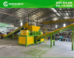Máy nghiền 2 trục có thiết kể đẹp, hiệu suất cao